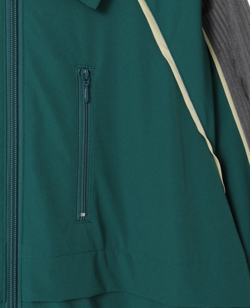 【AULA AILA/アウラ アイラ】SLEEVE LINE LIGHT BLOUSON 詳細画像 グリーン 9
