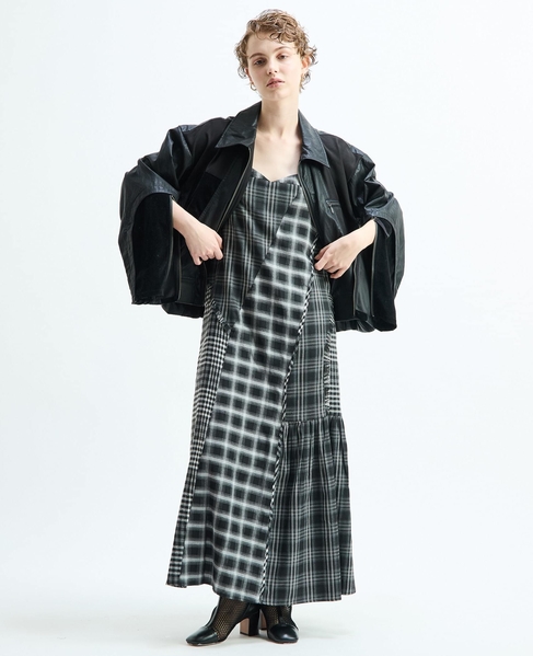 【AULA AILA/アウラ アイラ】BALLOON HEM BLOUSON 詳細画像 ブラック 4