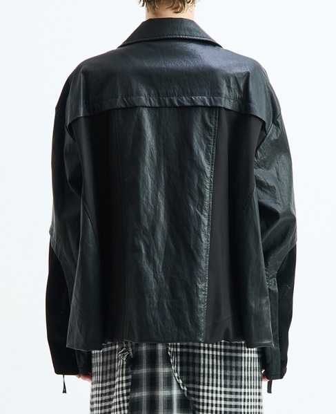 【AULA AILA/アウラ アイラ】BALLOON HEM BLOUSON 詳細画像 ブラック 8