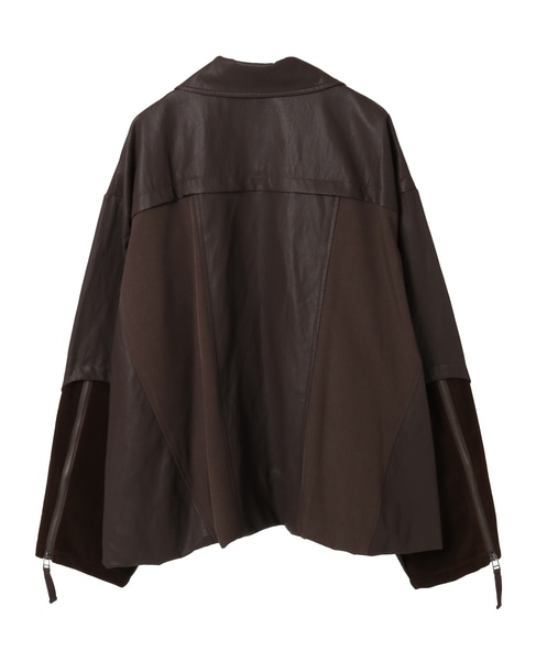 【AULA AILA/アウラ アイラ】BALLOON HEM BLOUSON 詳細画像 ブラウン 2