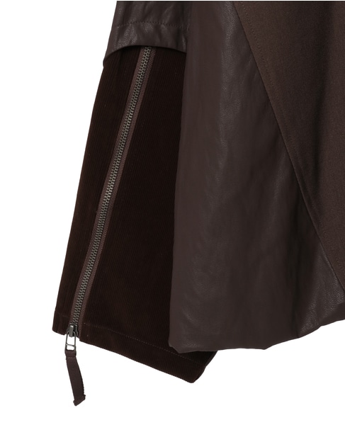 【AULA AILA/アウラ アイラ】BALLOON HEM BLOUSON 詳細画像 ブラウン 5