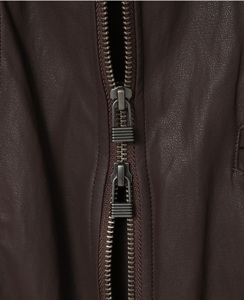 【AULA AILA/アウラ アイラ】BALLOON HEM BLOUSON 詳細画像 ブラウン 8