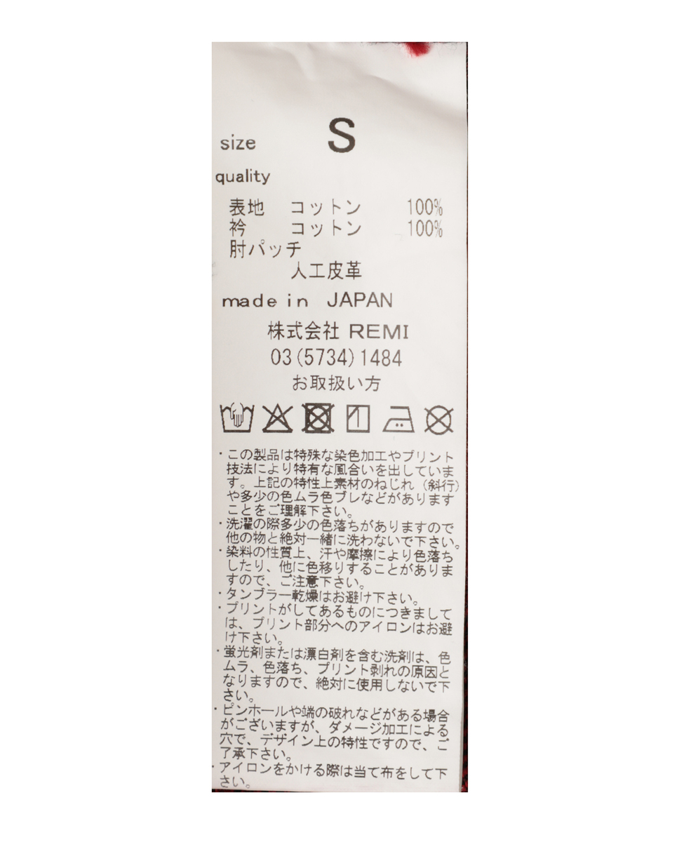 【REMI RELIEF/レミレリーフ】ブロックチェックネルフィールドジャケット 詳細画像 レッド 11