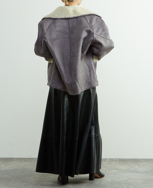 【HAVELESS/ハヴレス】ELLIE REVERSIBLE MUSTANG JACKET 詳細画像 グレー 14