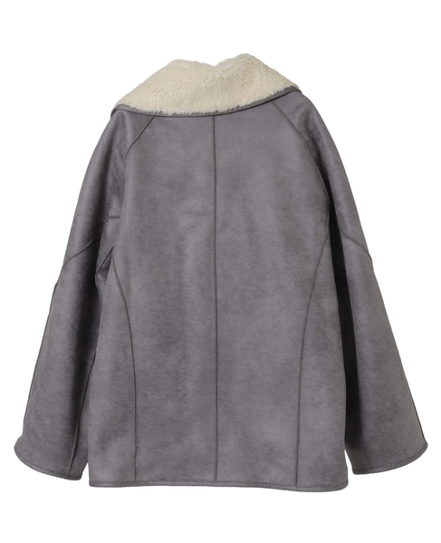 【HAVELESS/ハヴレス】ELLIE REVERSIBLE MUSTANG JACKET 詳細画像 グレー 23