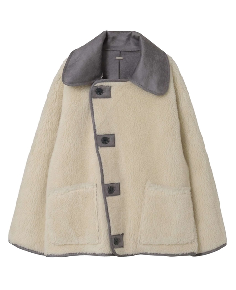 【HAVELESS/ハヴレス】ELLIE REVERSIBLE MUSTANG JACKET 詳細画像 グレー 30