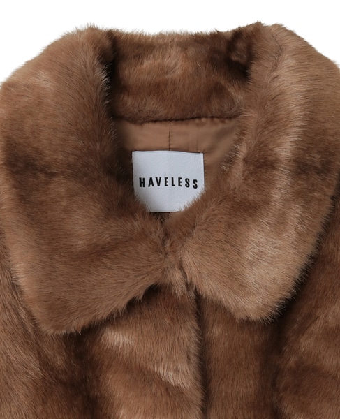 【HAVELESS/ハヴレス】MILA FAUX FUR JACKET 詳細画像 キャメル 16