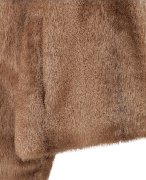 【HAVELESS/ハヴレス】MILA FAUX FUR JACKET 詳細画像 キャメル 18