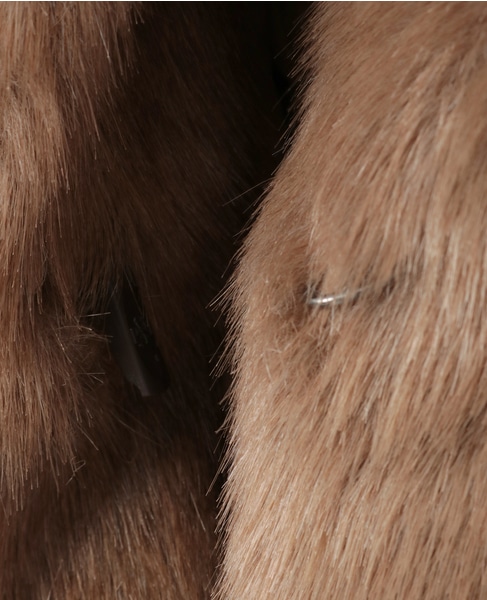 【HAVELESS/ハヴレス】MILA FAUX FUR JACKET 詳細画像 キャメル 19