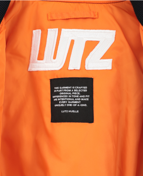 【LUTZ HUELLE/ルッツヒュエル】MA-1 詳細画像 ネイビー 12