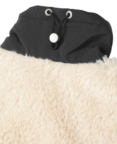 【3.1 Phillip Lim/スリーワンフィリップリム】ラッフルヘム シェルパジャケット 詳細画像 アイボリー 4