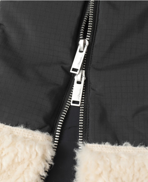 【3.1 Phillip Lim/スリーワンフィリップリム】ラッフルヘム シェルパジャケット 詳細画像 アイボリー 8