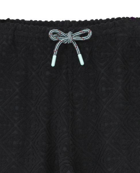 【Casablanca/カサブランカ】Monogram Jacquard Towelling Shorts 詳細画像 ブラック 3