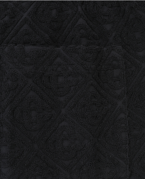 【Casablanca/カサブランカ】Monogram Jacquard Towelling Shorts 詳細画像 ブラック 5
