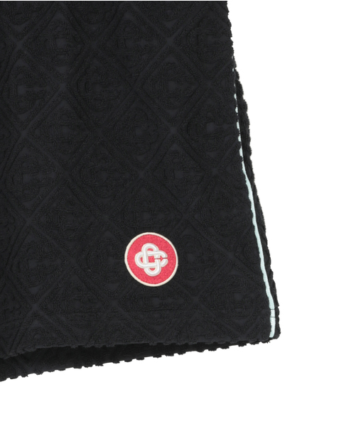 【Casablanca/カサブランカ】Monogram Jacquard Towelling Shorts 詳細画像 ブラック 6