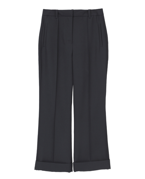【3.1 Phillip Lim/スリーワンフィリップリム】 Cuffed Kick Flare Pant 詳細画像 ネイビー 1