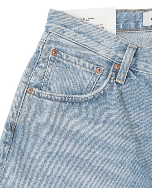 【AGOLDE/エーゴールドイー】BAGGY V-SHORT IN PREVAIL 詳細画像 インディゴ 5