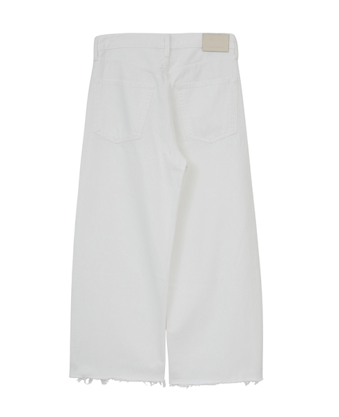 【CITIZENS of HUMANITY/ シチズンズオブヒューマニティ】Ayla Raw Hem Crop 詳細画像 ホワイト 13