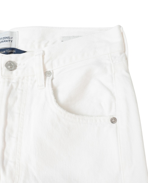 【CITIZENS of HUMANITY/ シチズンズオブヒューマニティ】Ayla Raw Hem Crop 詳細画像 ホワイト 5