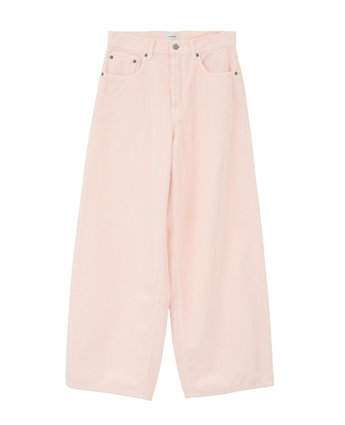 【HAIKURE/ハイクル】BETHANY ASIAN FIT VELVET VIC：コーデュロイパンツ 詳細画像 ピンクベージュ 1