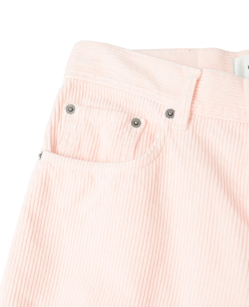 【HAIKURE/ハイクル】BETHANY ASIAN FIT VELVET VIC：コーデュロイパンツ 詳細画像 ピンクベージュ 3