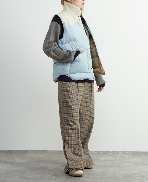 【Rocky Montain Featherbed/ロッキーマウンテン フェザーベッド】200-252-02 CHRISTY VEST 詳細画像 ライトブルー 9