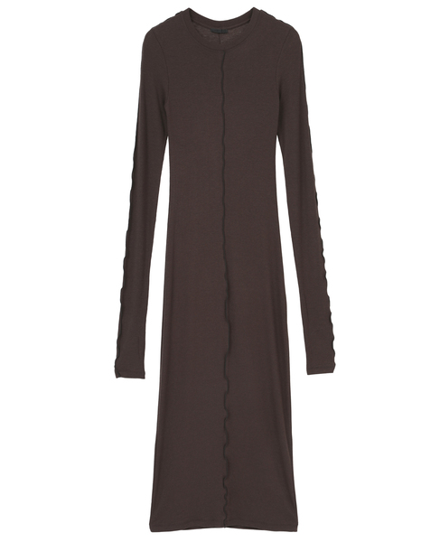 【BIRROT/ビロット】LINE DRESS 詳細画像 ブラウン 1