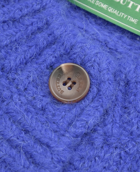 【GREEN BUTTER/グリーンバター】Alpaca Nordic Cardigan 詳細画像 ブルー系その他 14