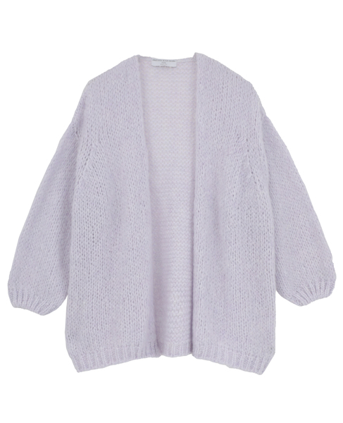 【Tricots Jean Marc/トリコットジーンマルク】CESAMEローゲージカーディガン 詳細画像 パープル 1