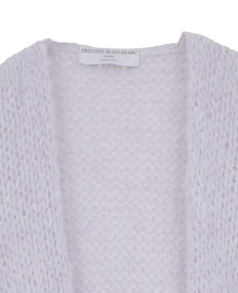 【Tricots Jean Marc/トリコットジーンマルク】CESAMEローゲージカーディガン 詳細画像 パープル 3