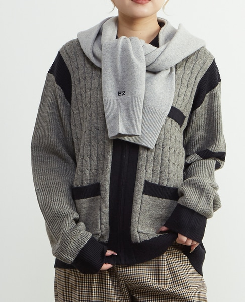 【ADAWAS/アダワス】《ADAWAS/EZ》HOODIE STOLE  ADWS-501-52 詳細画像 グレー 17