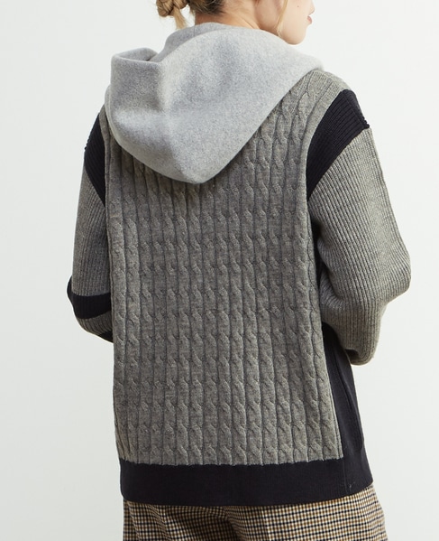 【ADAWAS/アダワス】《ADAWAS/EZ》HOODIE STOLE  ADWS-501-52 詳細画像 グレー 19