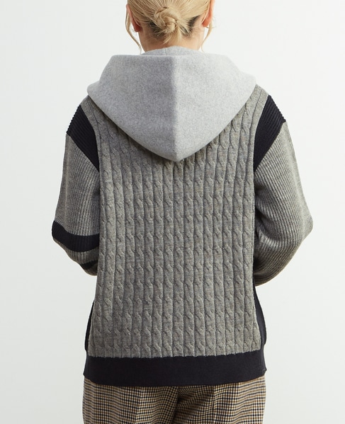 【ADAWAS/アダワス】《ADAWAS/EZ》HOODIE STOLE  ADWS-501-52 詳細画像 グレー 20