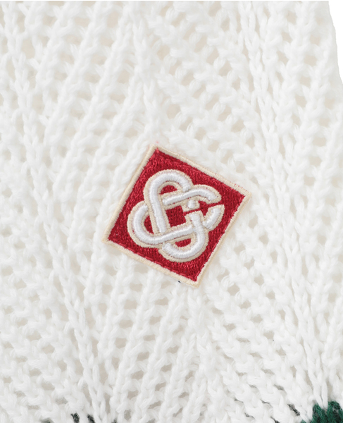 【Casablanca/カサブランカ】Cotton Chevron Crochet Shorts 詳細画像 ホワイト 6