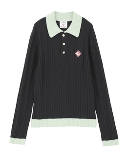 【Casablanca/カサブランカ】 Boucle Polo in Black