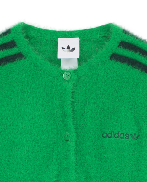 【adidas Originals/アディダスオリジナルス】FLUFFY CARDIGAN 詳細画像 グリーン 3