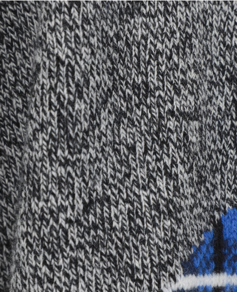 【NOMARHYTHM TEXTILE/ノーマリズムテキスタイル】 Argyle & Check Mix Cardigan 詳細画像 ブラック 7