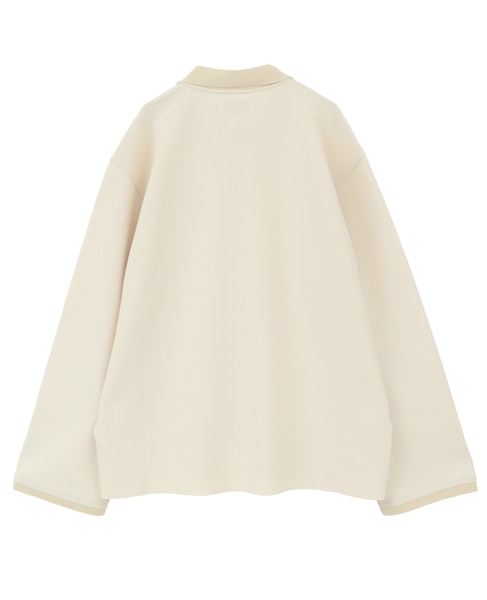 【BIRROT/ビロット】LAY2 LONG-SLEEVE POLO 詳細画像 アイボリー 2