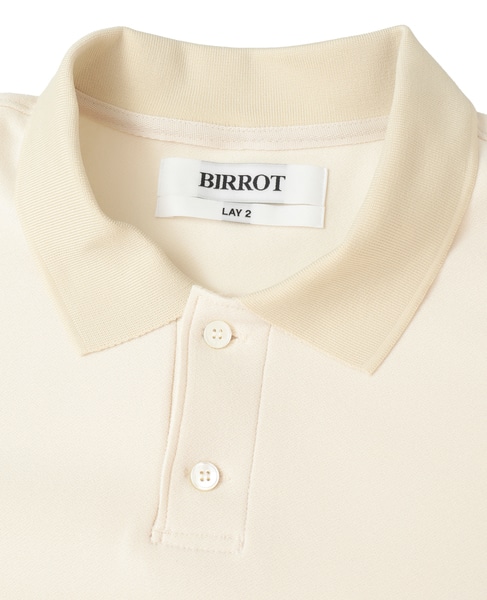 【BIRROT/ビロット】LAY2 LONG-SLEEVE POLO 詳細画像 アイボリー 3