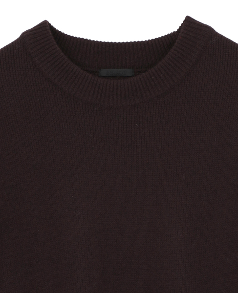 【BIRROT/ビロット】CREW NECK KNIT 詳細画像 ブラウン 3