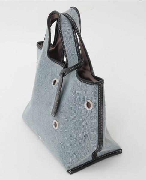 【3.1 Phillip Lim/スリーワンフィリップリム】DENIM MINI MARKET TOTE BAG 詳細画像 インディゴ 2