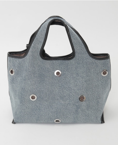 【3.1 Phillip Lim/スリーワンフィリップリム】DENIM MINI MARKET TOTE BAG 詳細画像 インディゴ 3