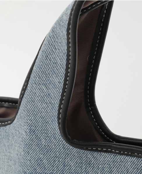 【3.1 Phillip Lim/スリーワンフィリップリム】DENIM MINI MARKET TOTE BAG 詳細画像 インディゴ 5