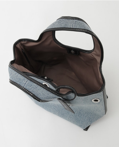 【3.1 Phillip Lim/スリーワンフィリップリム】DENIM MINI MARKET TOTE BAG 詳細画像 インディゴ 8