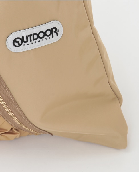 【RISLEY×OUTDOOR(リズレイ×アウトドア)】トライアングルフリルバッグ［R2501-TFB36］ 詳細画像 ベージュ 7