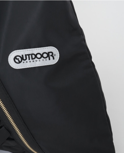 【RISLEY×OUTDOOR(リズレイ×アウトドア)】トライアングルフリルバッグ［R2501-TFB36］ 詳細画像 ブラック 6