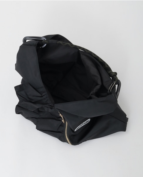 【RISLEY×OUTDOOR(リズレイ×アウトドア)】トライアングルフリルバッグ［R2501-TFB36］ 詳細画像 ブラック 9