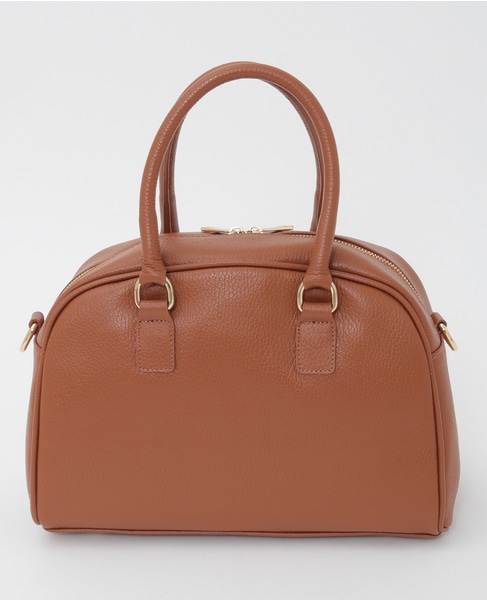 【AULENTTI/オウレンティ】DOLLARO 2Wayレザーハンドバッグ 詳細画像 ブラウン 3