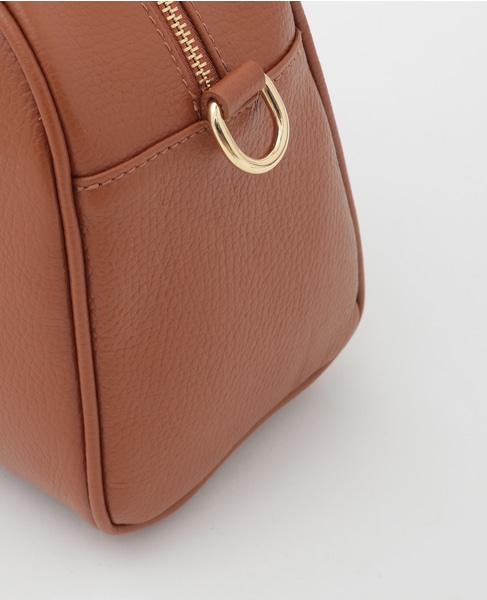 【AULENTTI/オウレンティ】DOLLARO 2Wayレザーハンドバッグ 詳細画像 ブラウン 5