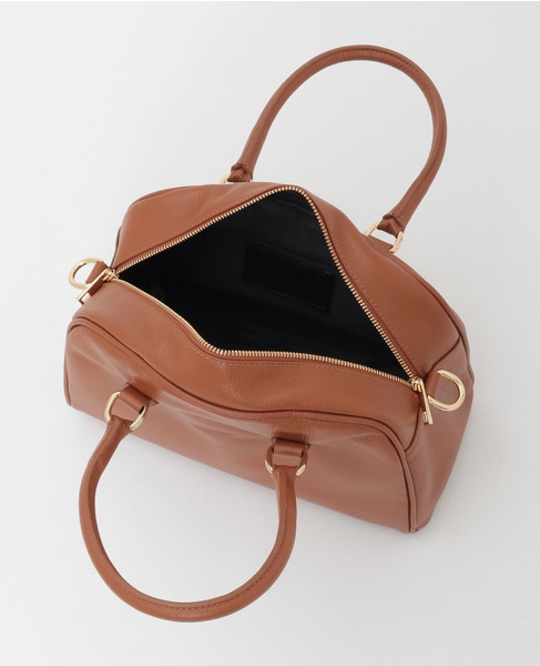 【AULENTTI/オウレンティ】DOLLARO 2Wayレザーハンドバッグ 詳細画像 ブラウン 7